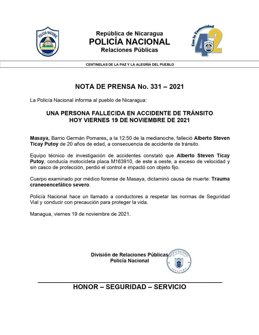 accidentes