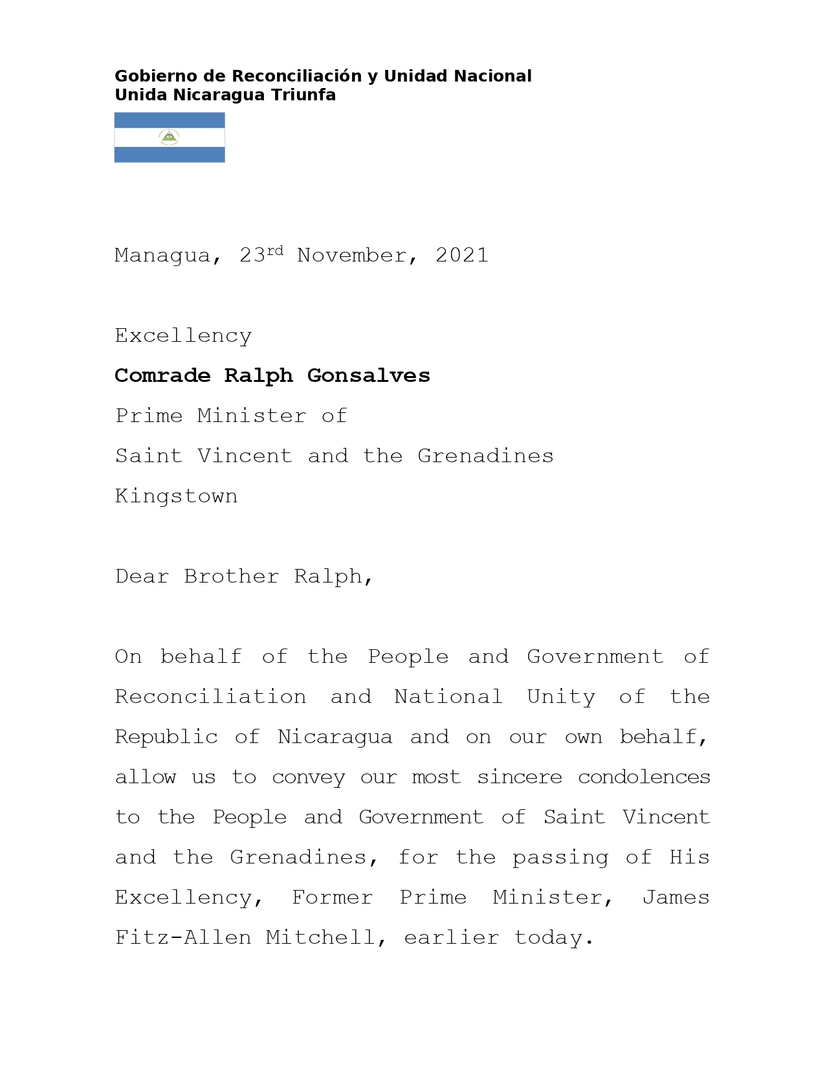condolencias