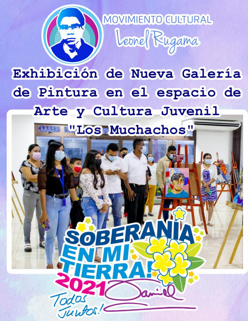 Pintura en el Espacio de Arte y Cultura Juvenil “Los Muchachos”.