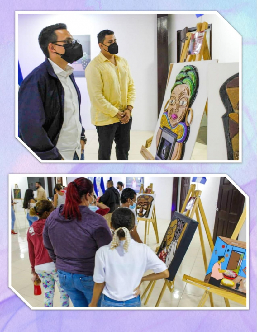 Pintura en el Espacio de Arte y Cultura Juvenil “Los Muchachos”.