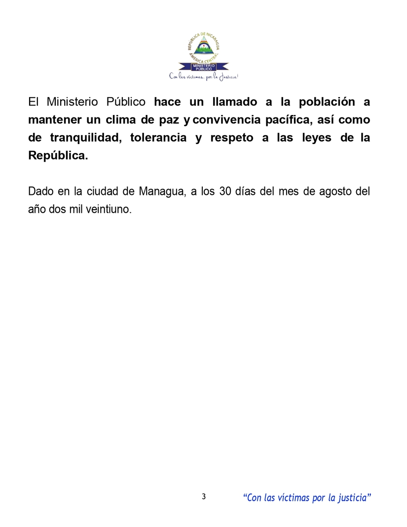 comunicado