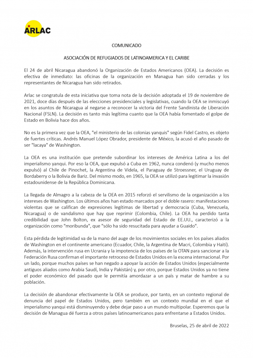 comunicado