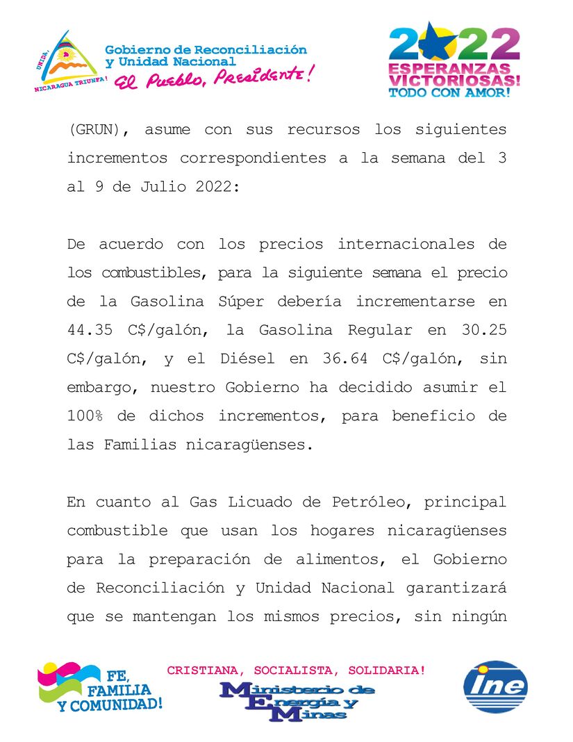 COMUNICADO