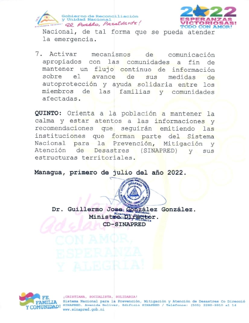 comunicado