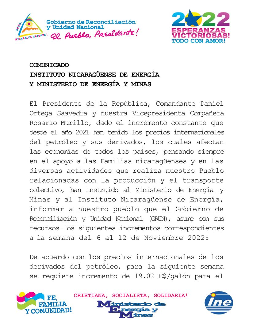 comunicado