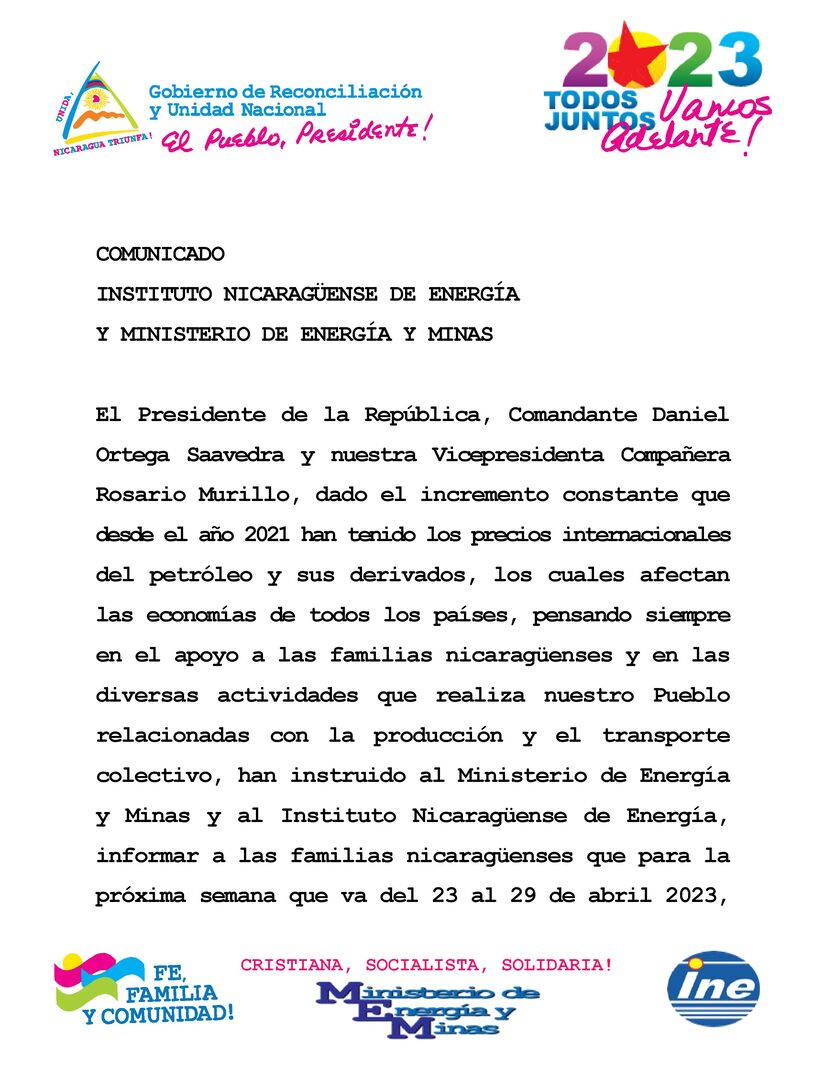 COMUNICADO