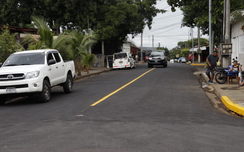 Alcaldía de Managua entrega cinco calles nuevas a familias del barrio ...