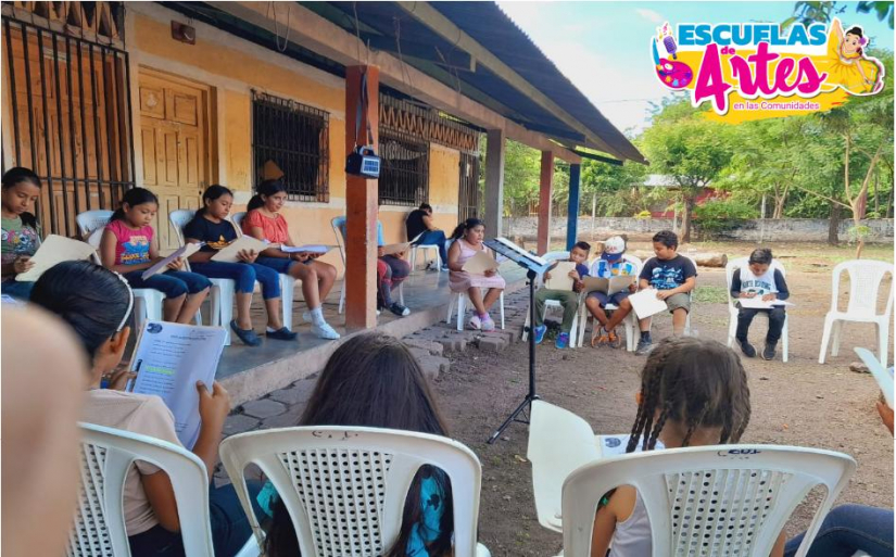 Gobierno Sandinista sigue instalando escuelas de arte en los municipios
