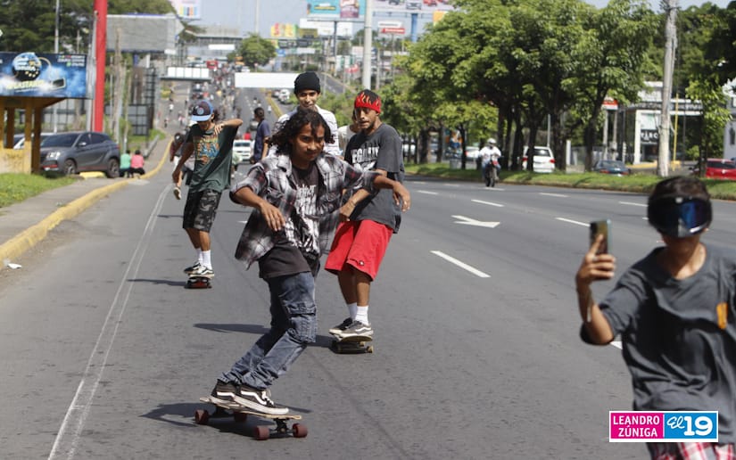 skateboarding