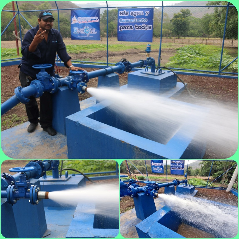 Enacal entrega obras de mejoras del servicio de agua en la comunidad La ...