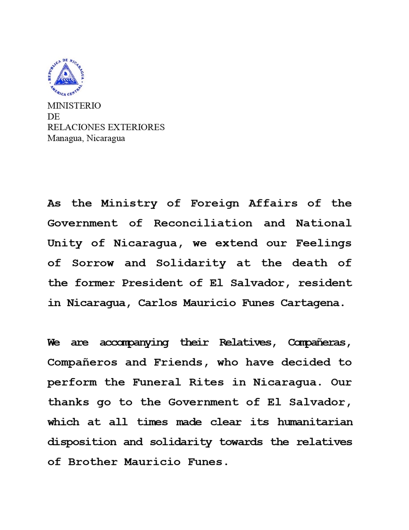 ENG_MINREX---CONDOLENCIAS-ANTE-EL-FALLECIMIENTO-DEL-HNO-MAURICIO-FUNES---22-ENE-2025_page-0001