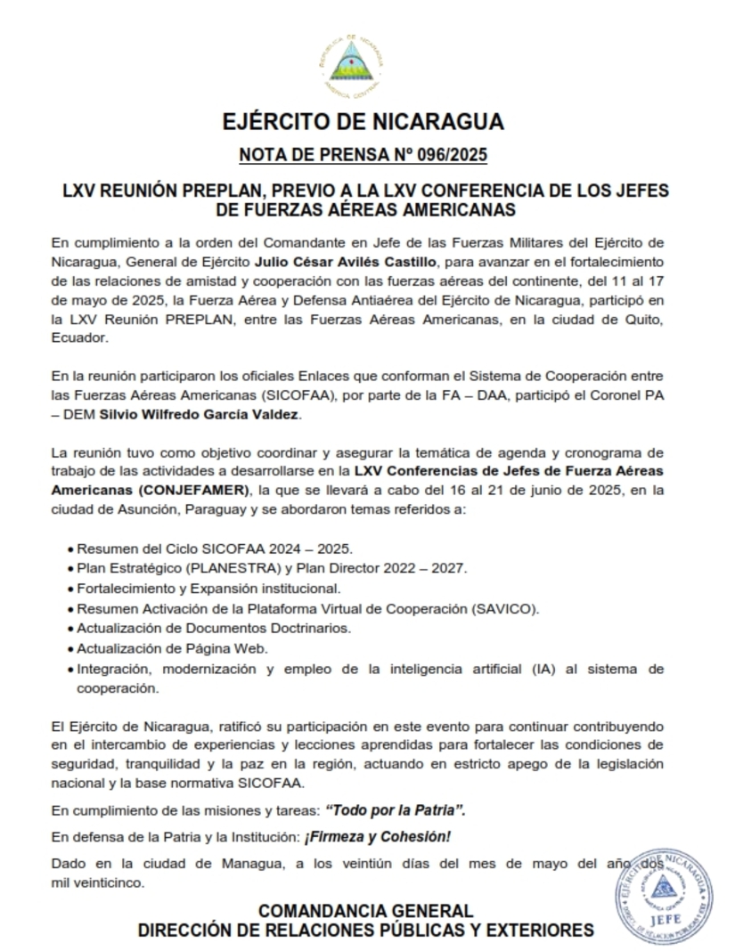 NP-N&deg;-096-LXV-REUNION-PREPLAN,-PREVIO-A-LA-LXV-CONFERENCIA-DE-LOS-JEFES-DE-FUERZAS-AEREAS-AMERICANAS_001