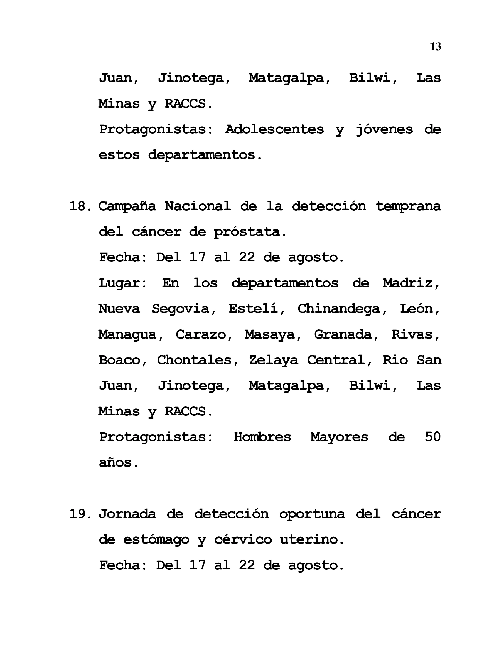 MINSA13