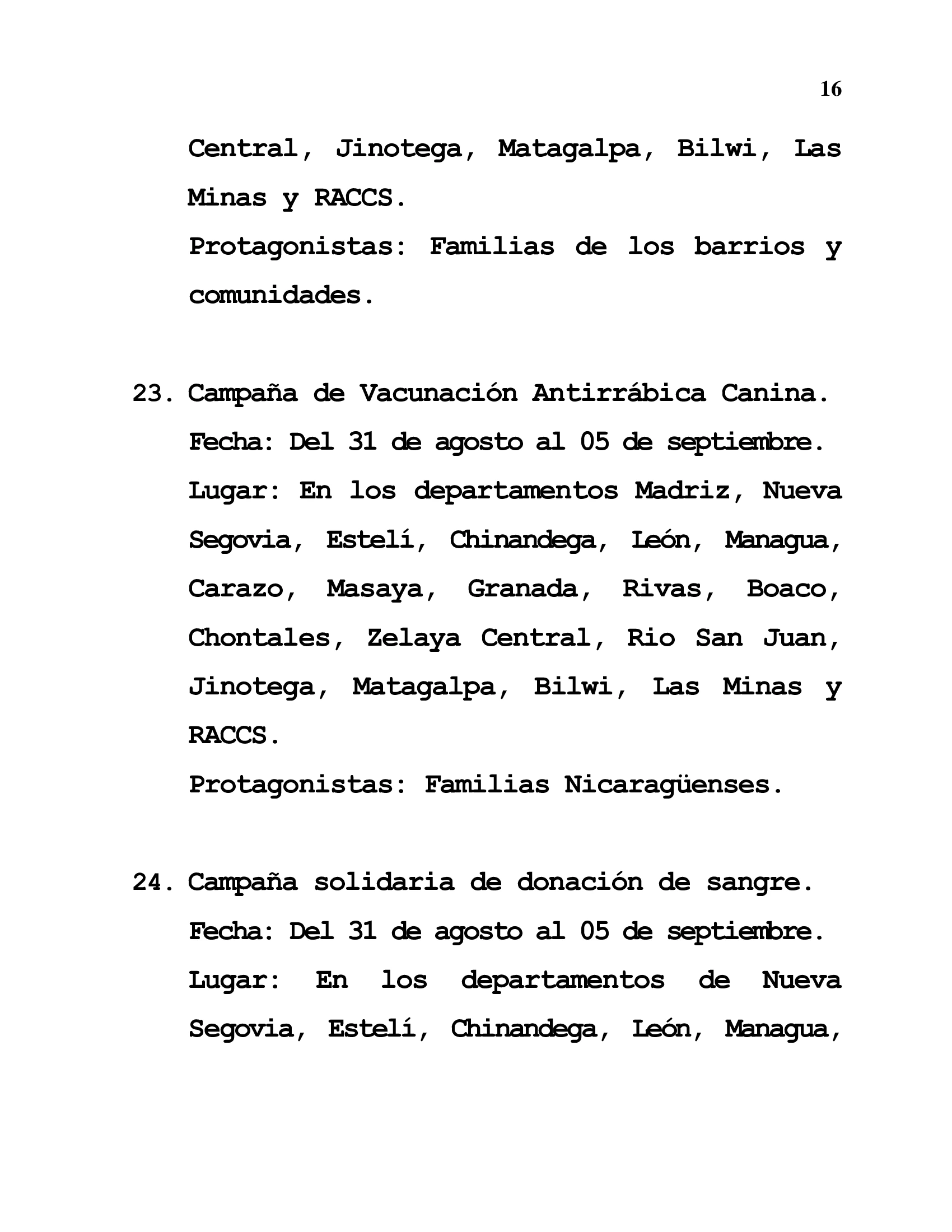 MINSA16