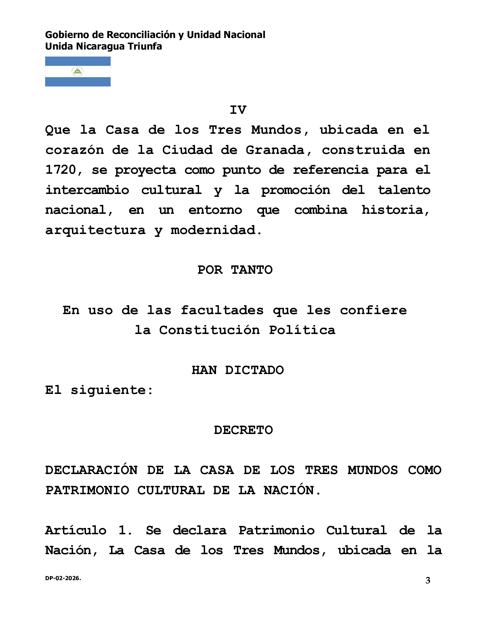 DECRETO3