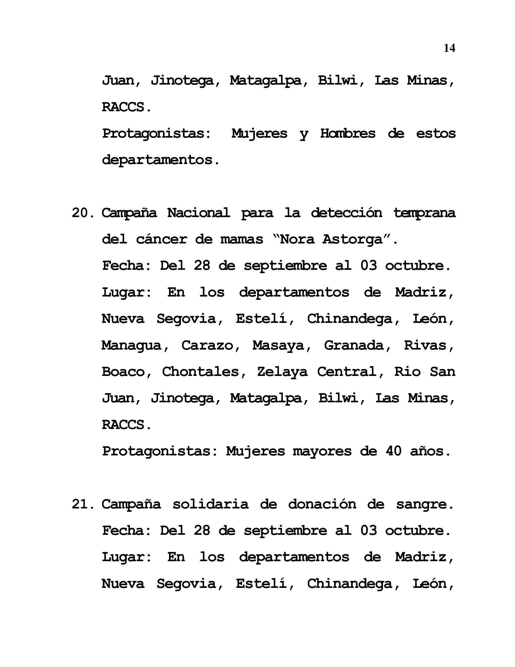 MINSA14