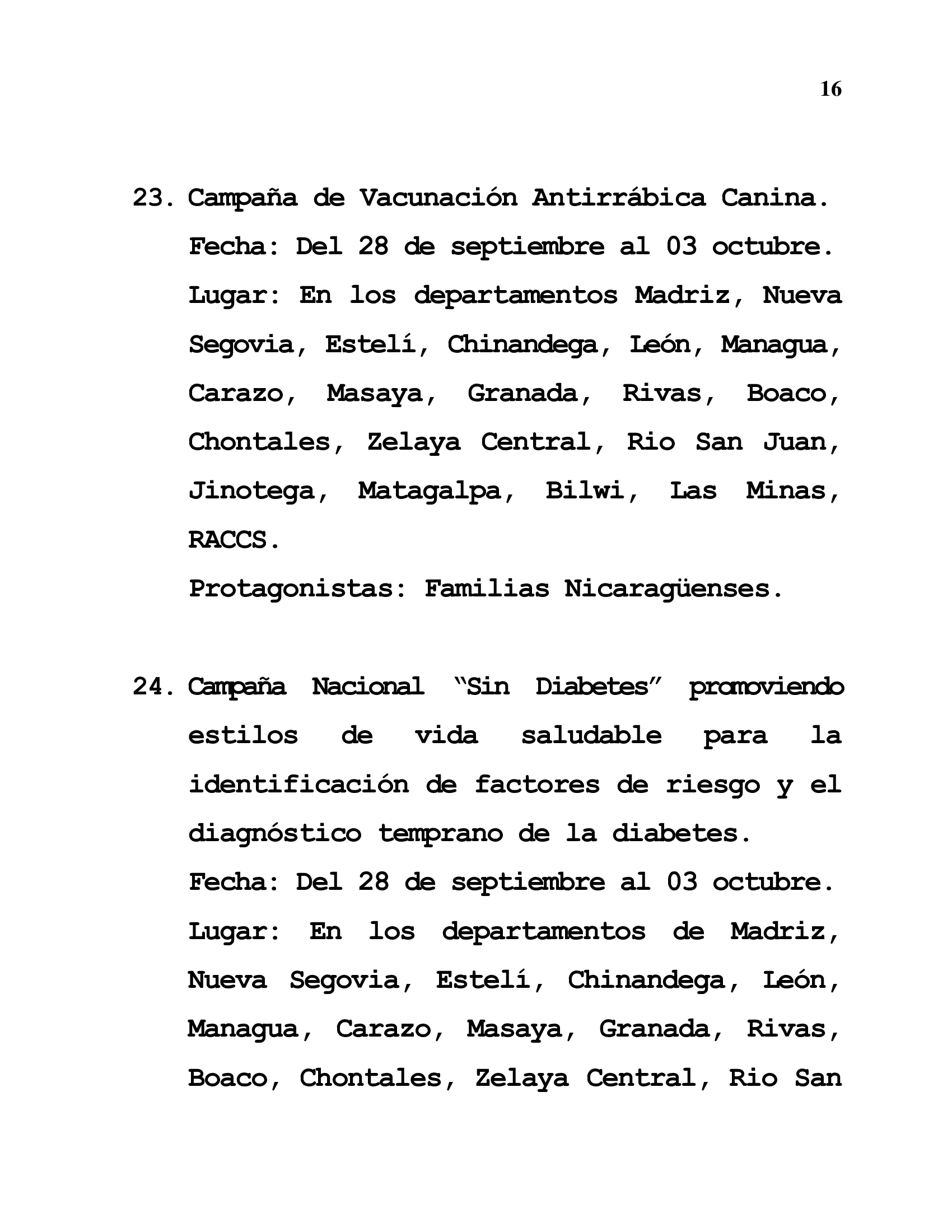 MINSA16